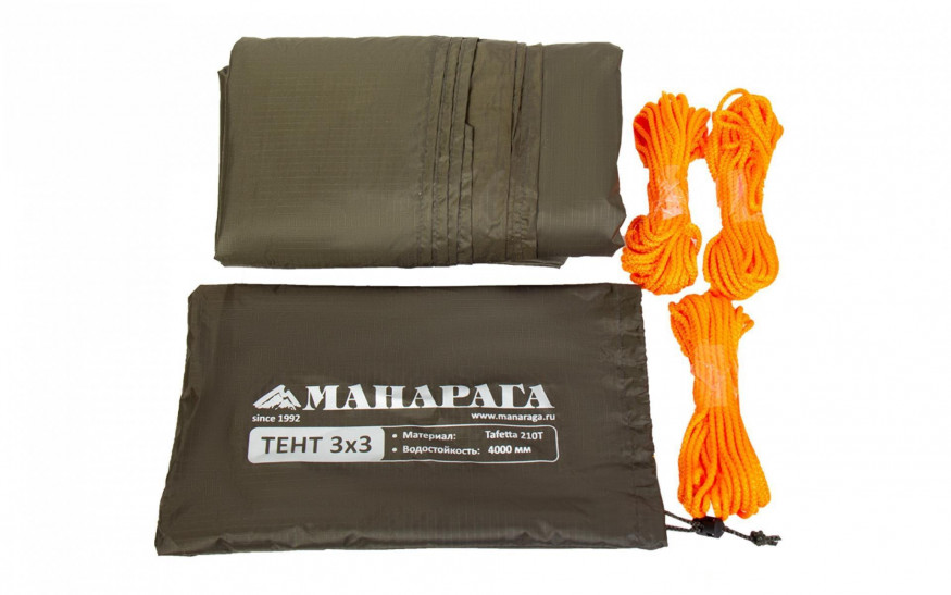 Тент 3x3 м 4000 PU, Манарага