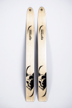 Лыжи Охотник, полнокамусные, дерево, длина 170, ширина 15 см