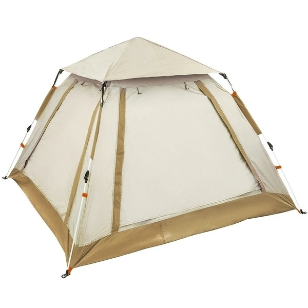 Палатка туристическая Печора-3 зонтичного типа, 240*240*155 см, бежевая