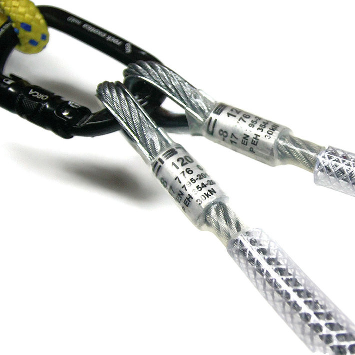 Анкерный строп из оцинкованной стали, длина 120 см, 30 кН (ЕАС)