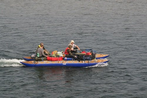 Транец для катамаранов рыбака Дельта 280