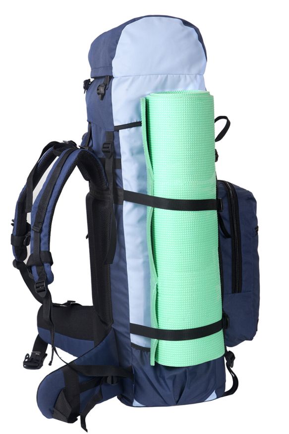 Рюкзак туристический Оптимал 4, синий-голубой, 120 л, ТАЙФ