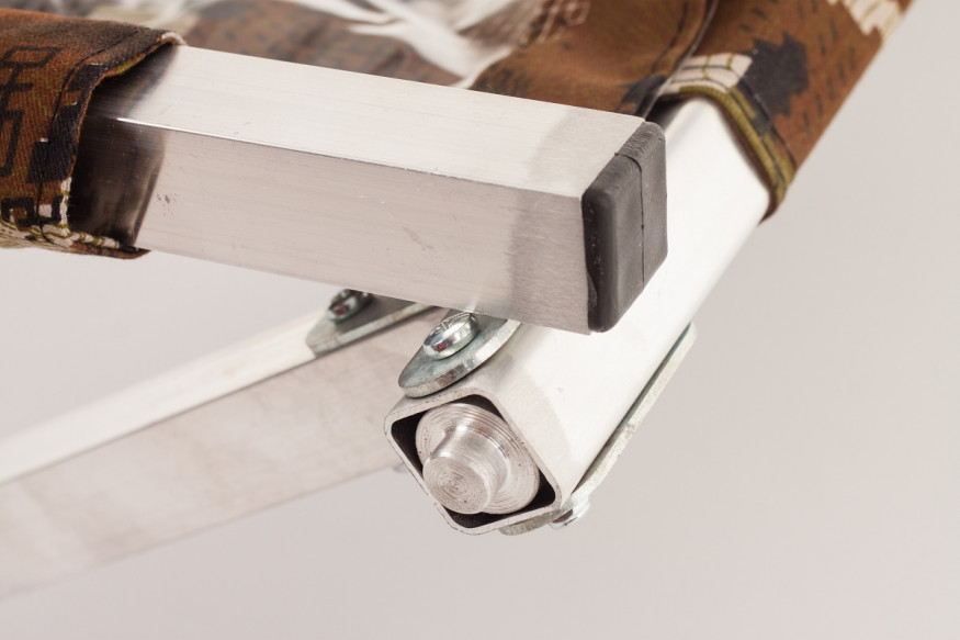 Раскладушка туристическая в чехле Пингвин, 1850х750х400 мм, труба алюминиевая 25х25 мм