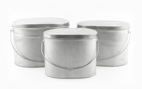 Набор из 3-х низких котелков 4;5;6,5 л "Матрешка" (титан) Роза Ветров