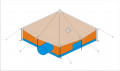 Тент для палатки Тикси-12 (без палатки)