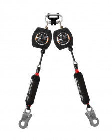 Двухплечевое СИЗ втягивающего типа "НВ-02 трос" с карабином "Монтажный"