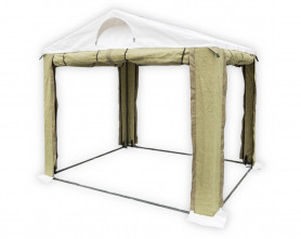 Палатка сварщика 2,5х2 м ПВХ+брезент